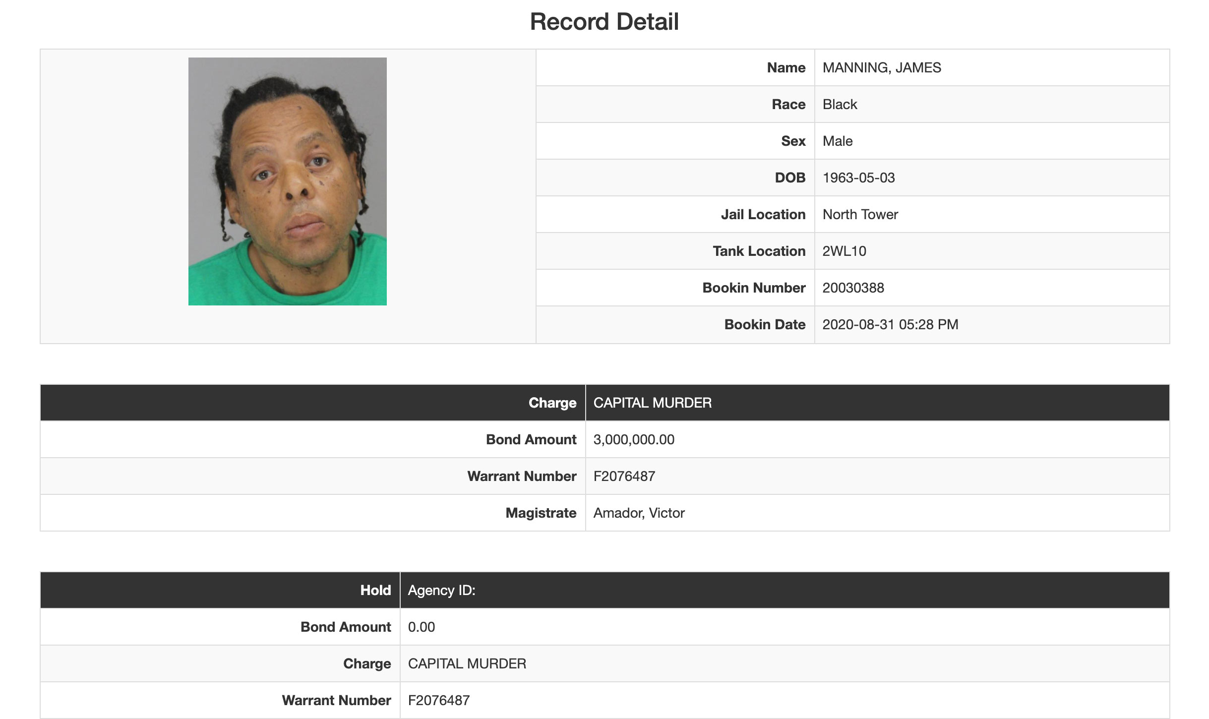 james-manning-booking-screenshot-dallas-county